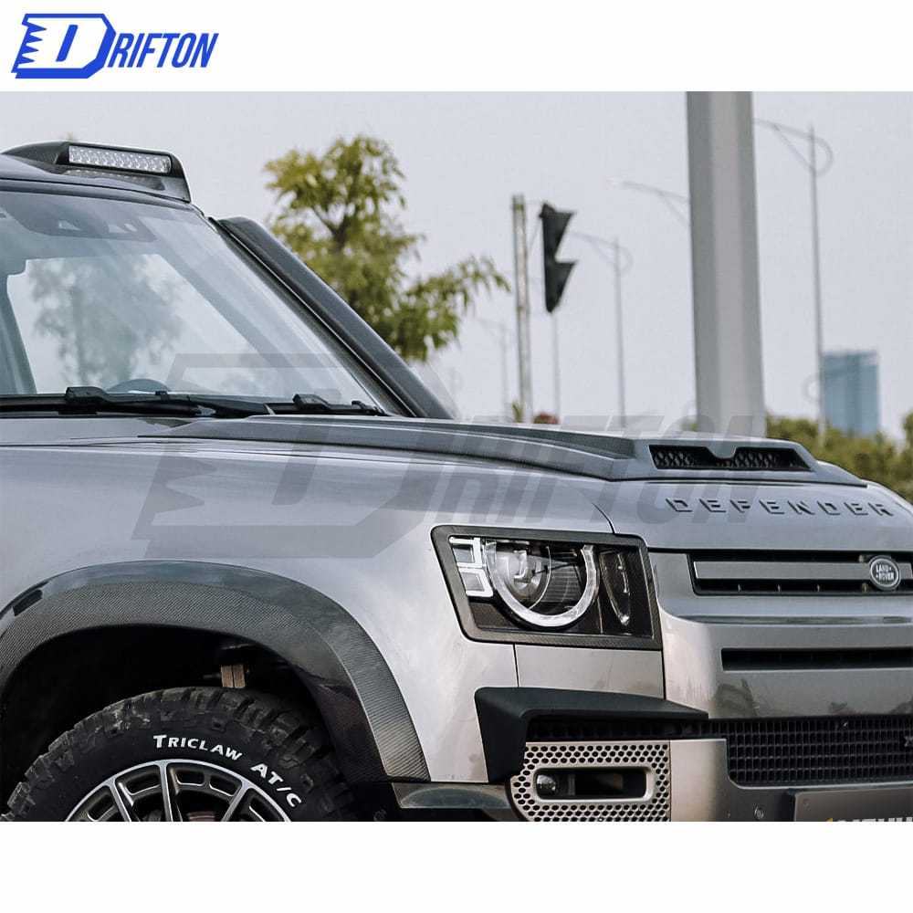 Carbon Fiber Hood Cover For Land Rover Defender 2020-2021