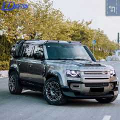 Dry Carbon Fiber Roof Spoiler INCL Light For Land Rover Defender 2020-2021