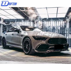 Brabus Style Dry Carbon Fiber Front Bumper Vents For Mercedes Benz AMG GT53 2019-2020
