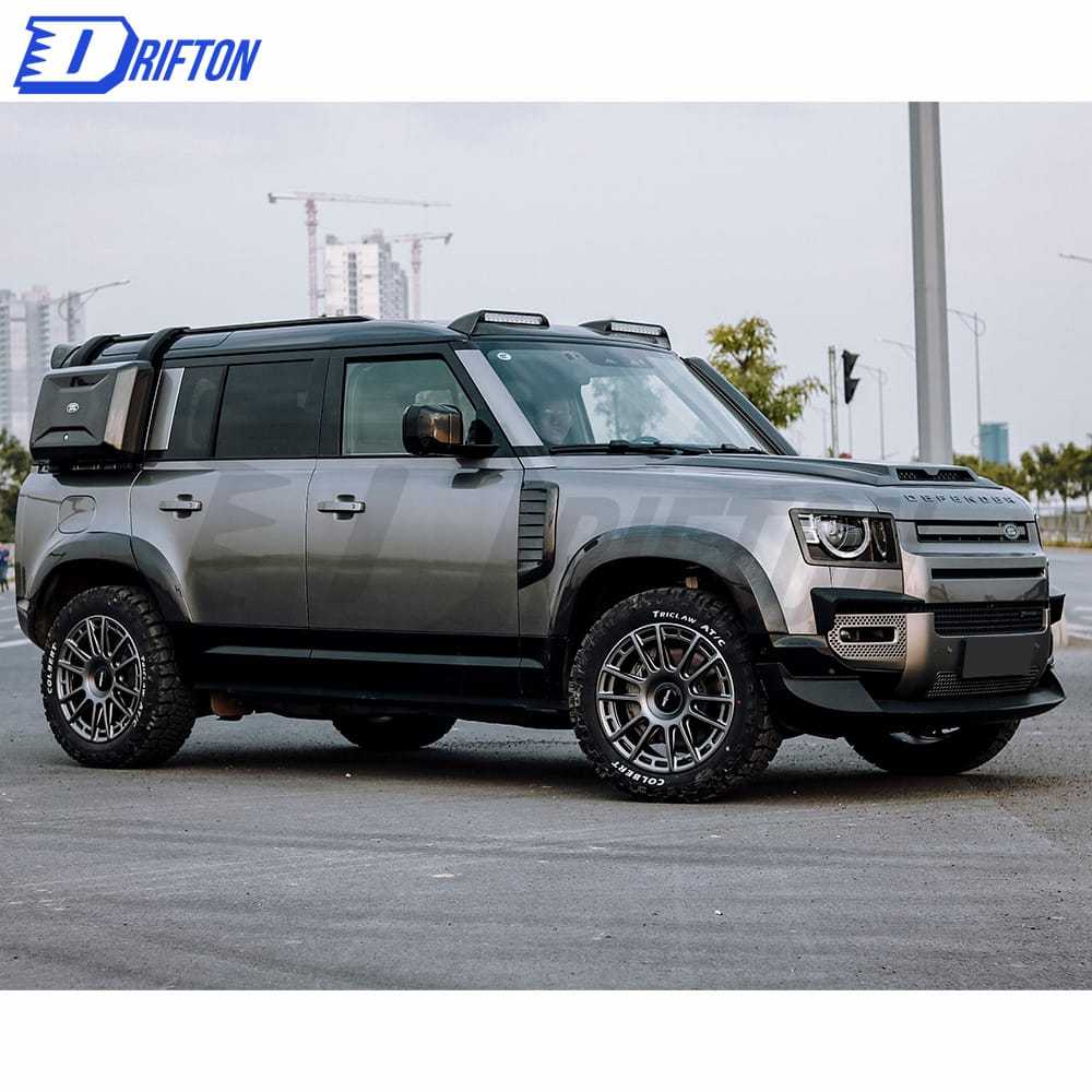 Front Bumper Vent Cover Carbon Fiber For Land Rover Defender
