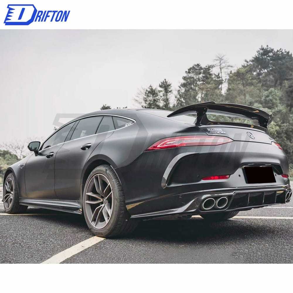 Paktechz Style Dry Carbon Fiber Side Skirt For Mercedes Benz AMG GT53 2019-2022