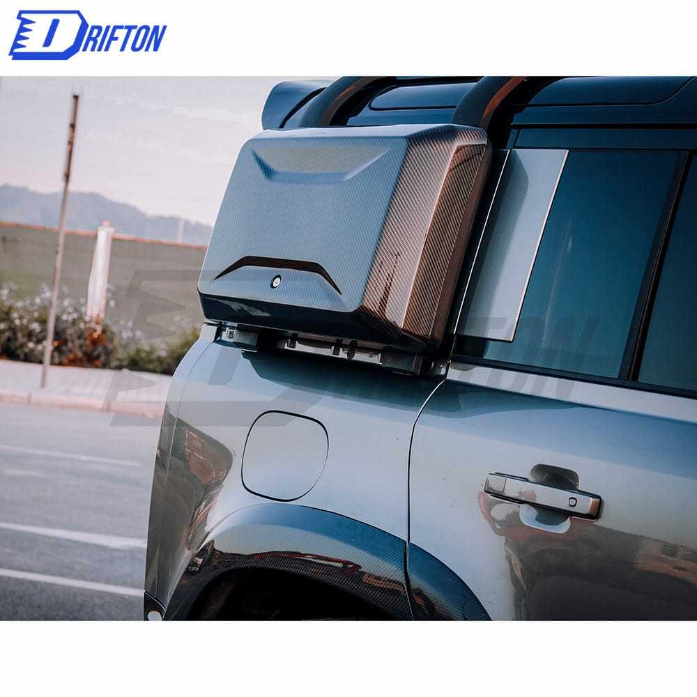 Dry Carbon Fiber Side Bag Tool Box For Land Rover Defender 2020-2021