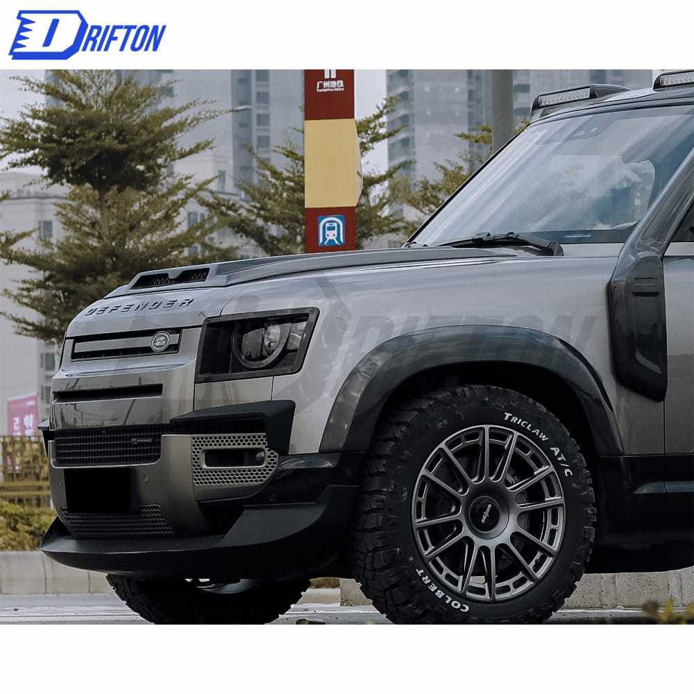 Carbon Fiber Hood Cover For Land Rover Defender 2020-2021