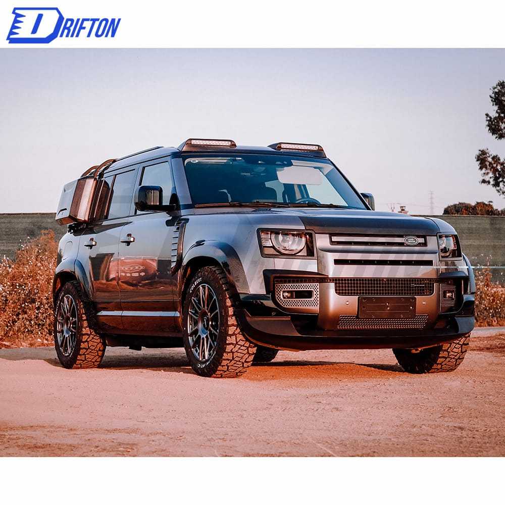 Dry Carbon Fiber Side Bag Tool Box For Land Rover Defender 2020-2021