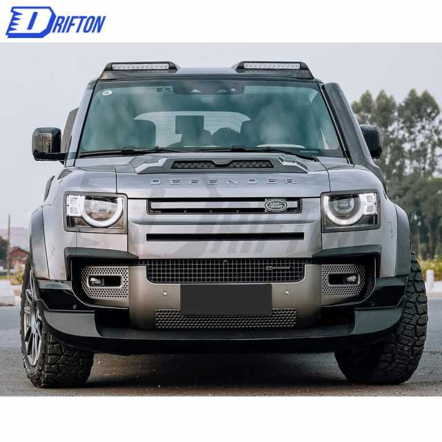 Front Bumper Vent Cover Carbon Fiber For Land Rover Defender