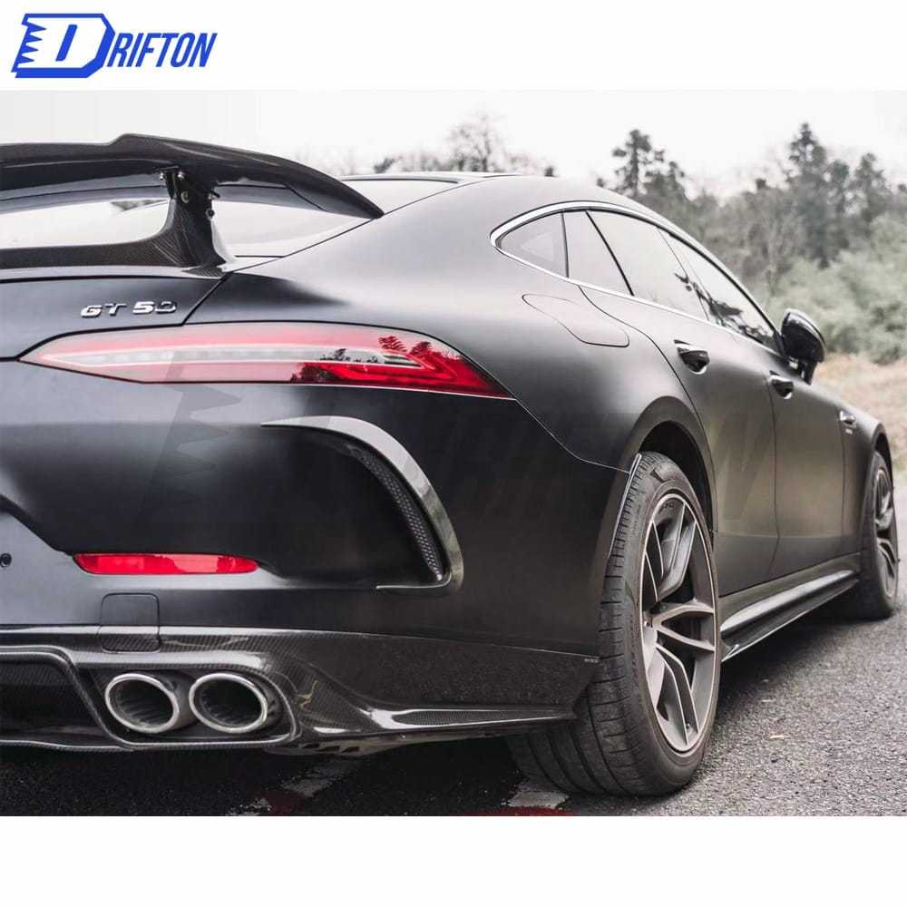 Paktechz Style Dry Carbon Fiber Side Skirt For Mercedes Benz AMG GT53 2019-2022