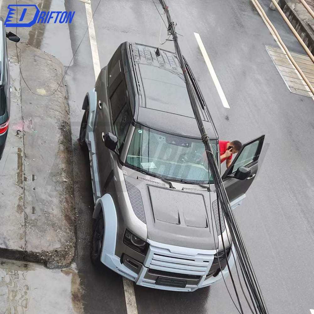 SVR Style Carbon Fiber Hood For Land Rover Defender 2020-2021