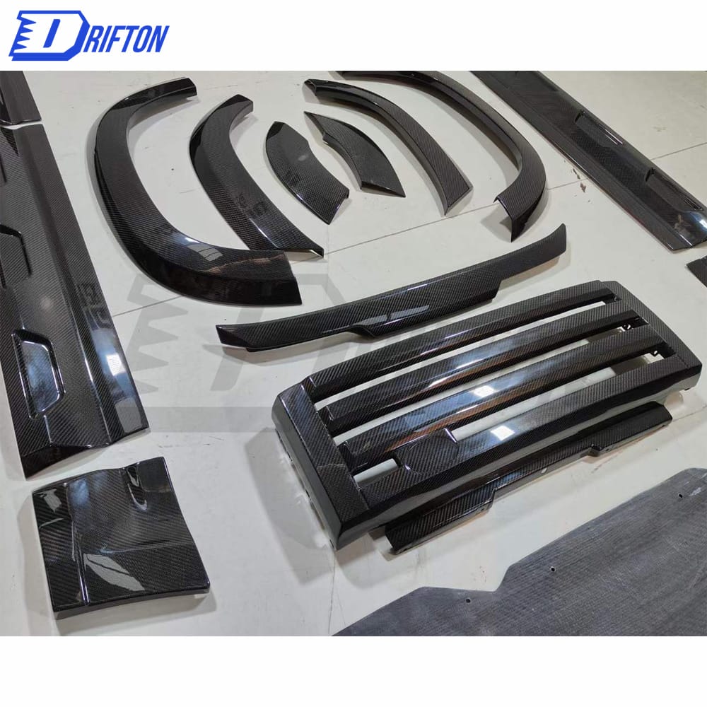 Oking Style Dry Carbon Fiber Body Kit For Land Rover Defender 2020-2023
