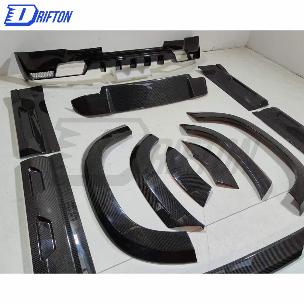 Oking Style Dry Carbon Fiber Body Kit For Land Rover Defender 2020-2023