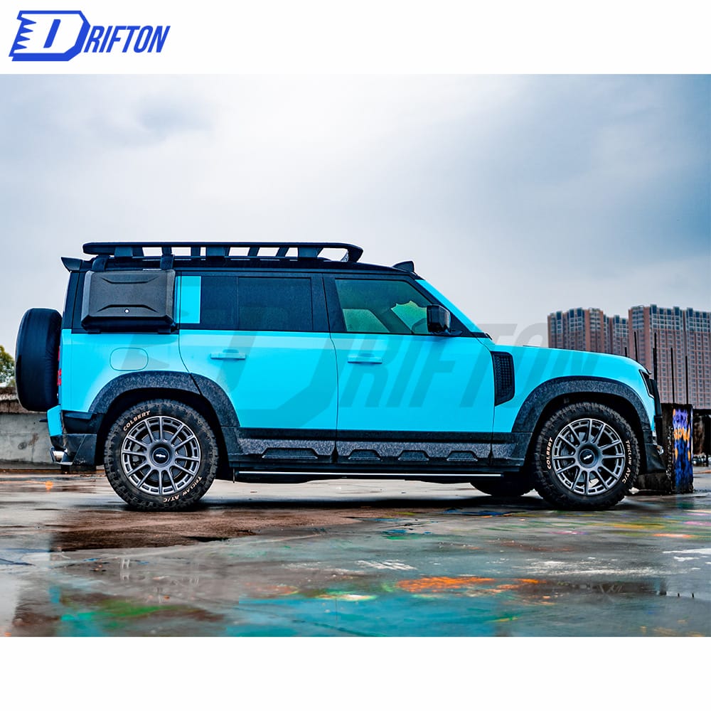 Oking Style PP Grille& Front lip & Rear DIffuser With Exhaust tips (Aero Kit) For Land Rover Defender 2020-2023