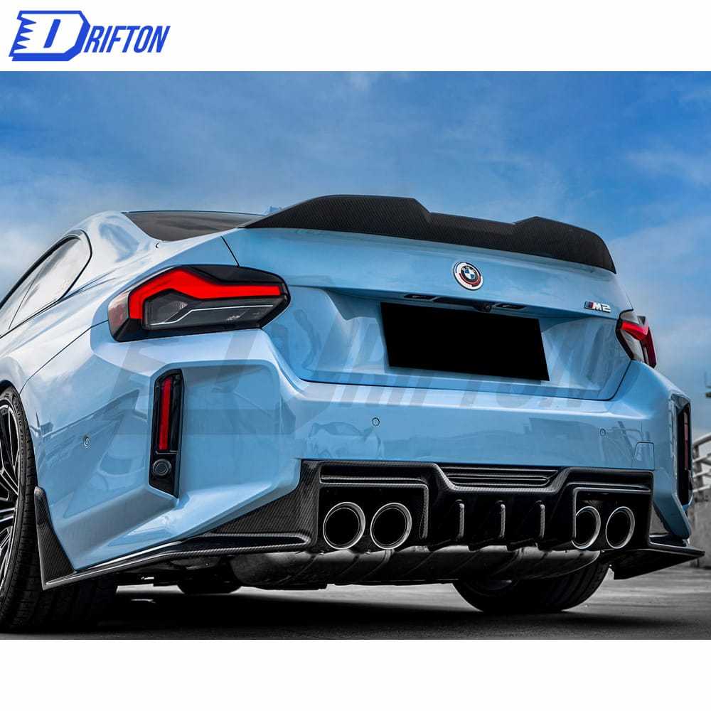 TAKD Style Dry Carbon Fiber Rear Diffuser For BMW G87 M2 2023-Present