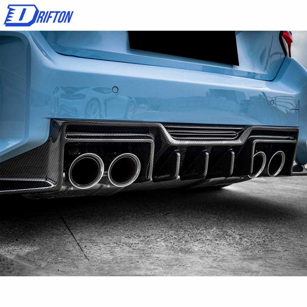 TAKD Style Dry Carbon Fiber Rear Diffuser For BMW G87 M2 2023-Present