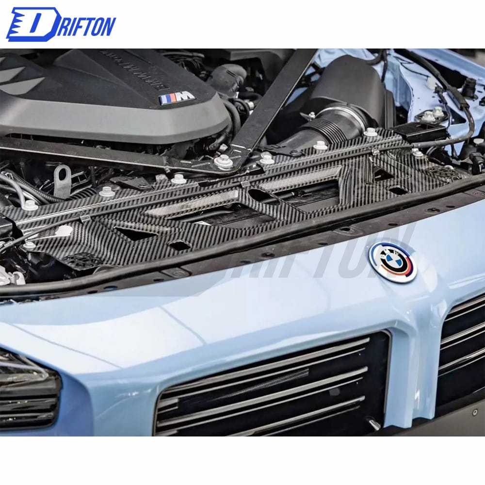 OEM Style Dry Carbon Fiber Cooling Plate Surround Panels For BMW G87 M2 2023-Present