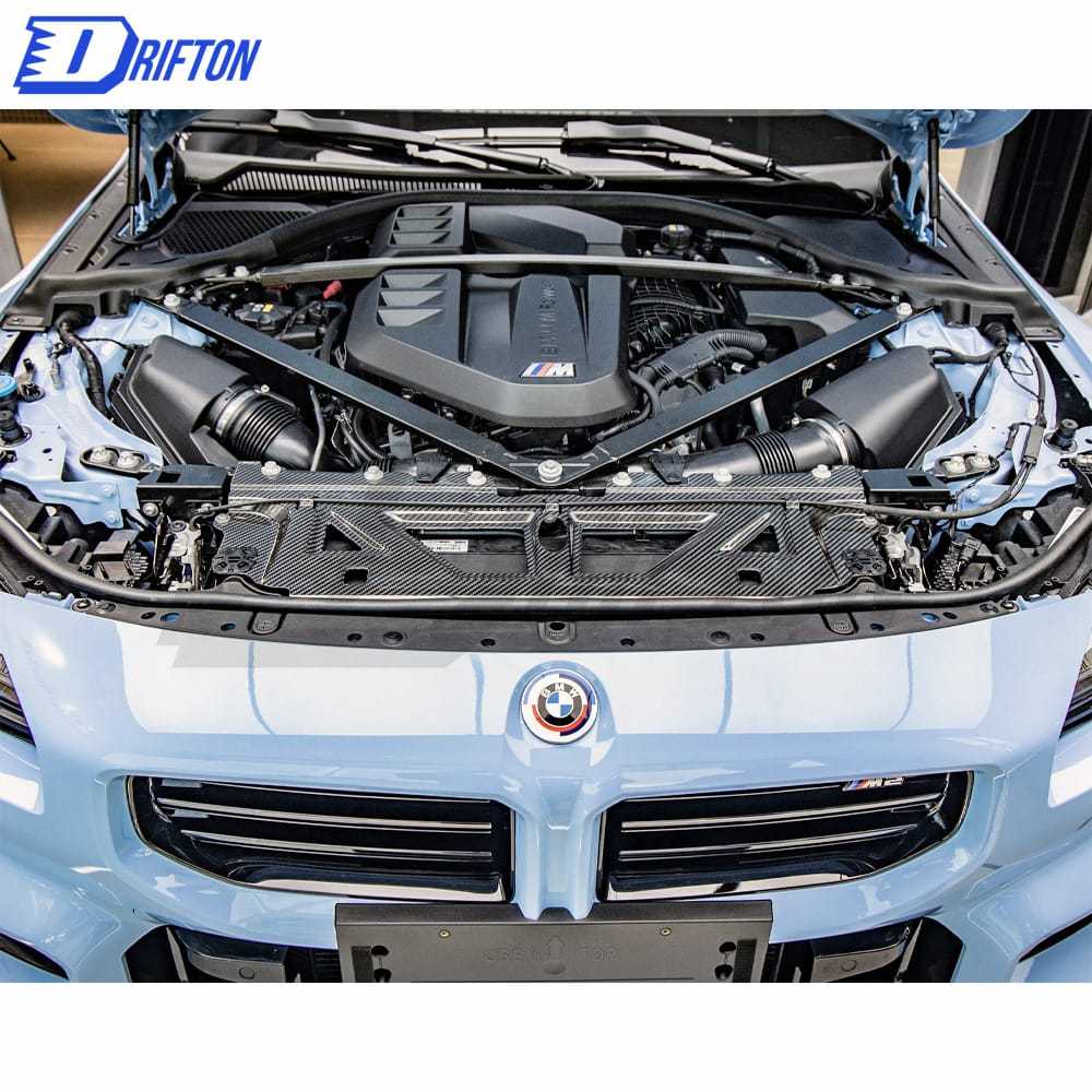 OEM Style Dry Carbon Fiber Cooling Plate Surround Panels For BMW G87 M2 2023-Present