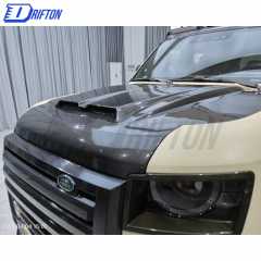 OKING Style Dry Carbon Fiber Hood For Land Rover Defender 2020-2023