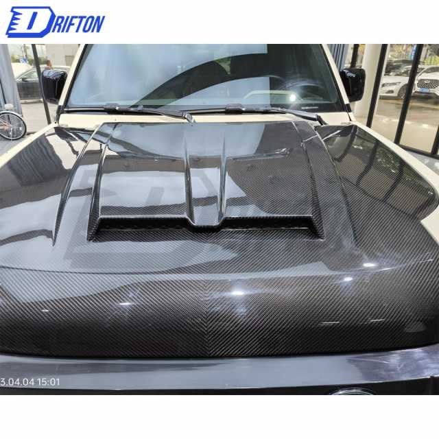 OKING Style Carbon Fiber Hood For Land Rover Defender 2020-2023