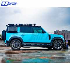 Oking Style PP Grille& Front lip & Rear DIffuser With Exhaust tips For Land Rover Defender 2020-2023