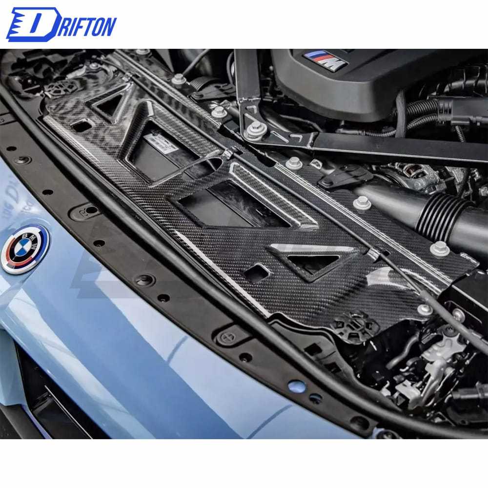 OEM Style Dry Carbon Fiber Cooling Plate Surround Panels For BMW G87 M2 2023-Present