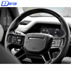 Customize Carbon Fiber & Alcantara With Center Trim Steering Wheel For Land Rover Defender 2020-2023