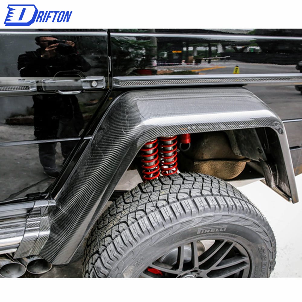 Dry Carbon Fiber Wheel Trim For Mercedes Benz G-Class W463 2005-2018 