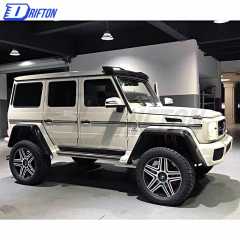 4X4 Style Dry Carbon Fiber Wide Fender Wheel Trims For Mercedes Benz G-Class W463 2005-2018