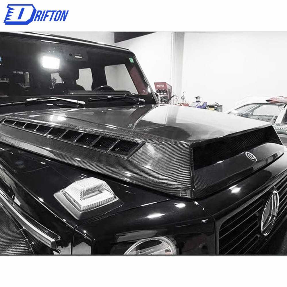 Brabus G900 Style Carbon Fiber Hood For Mercedes Benz G-Class W463 2005-2018