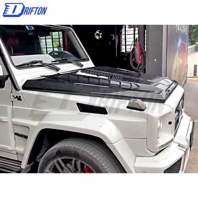 TopCar Style Carbon Fiber Hood For Mercedes Benz G-Class W463 2005-2018
