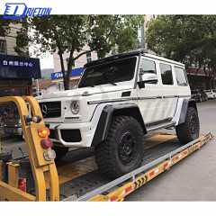 4X4 Style Dry Carbon Fiber Wide Fender Wheel Trims For Mercedes Benz G-Class W463 2005-2018