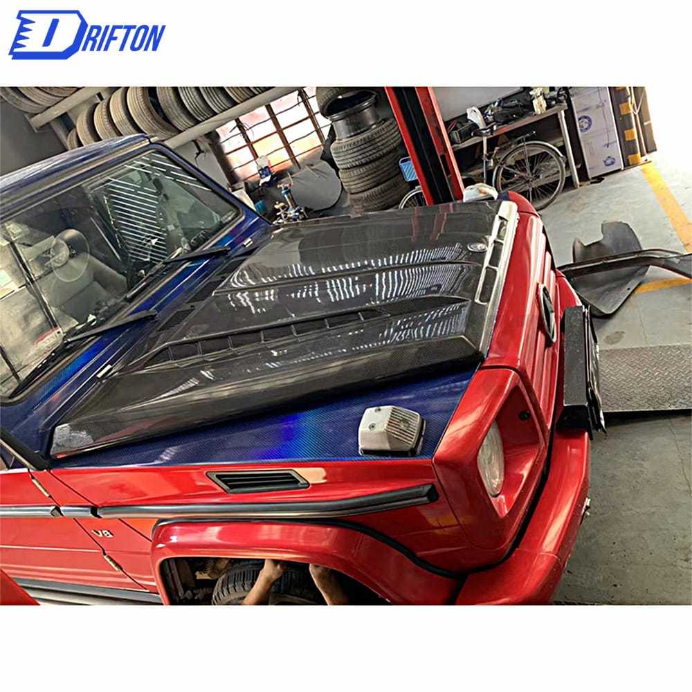 TopCar Style Carbon Fiber Hood For Mercedes Benz G-Class W463 2005-2018