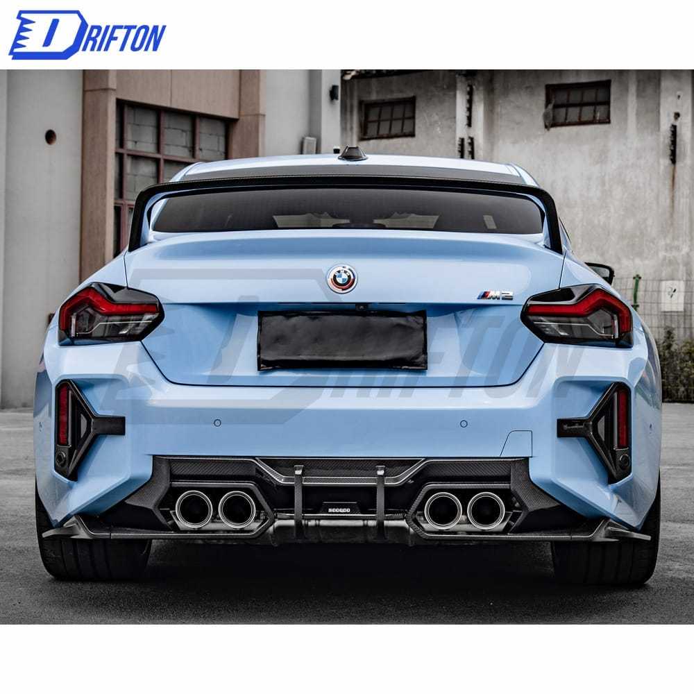 SQ Style Dry Carbon Fiber Rear Diffuser For BMW G87 M2 2023-Present