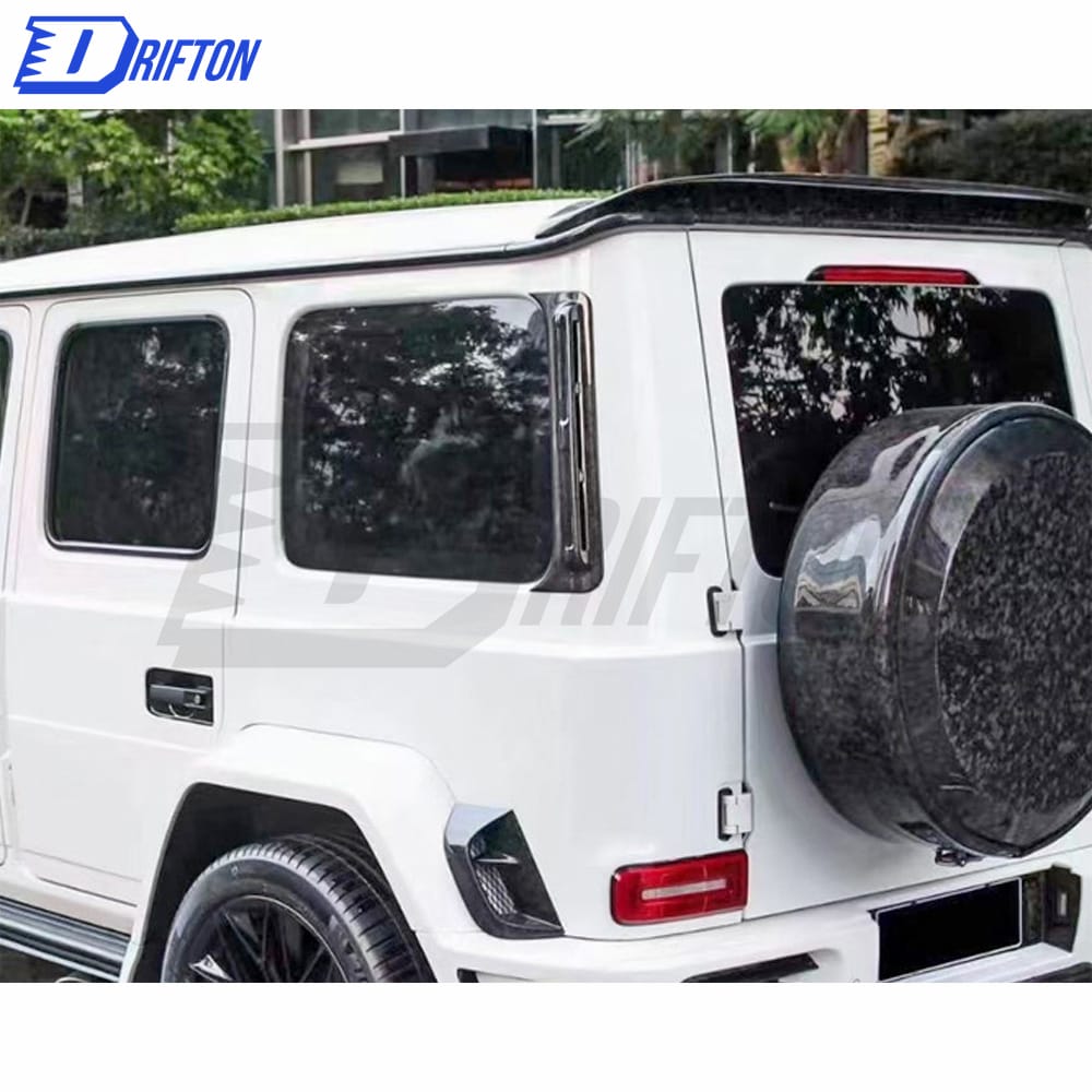 Mansory Style Dry Carbon Fiber D Pillar Vent Trim For Mercedes Benz G-Class W464 G500 AMG G63 2018-2020
