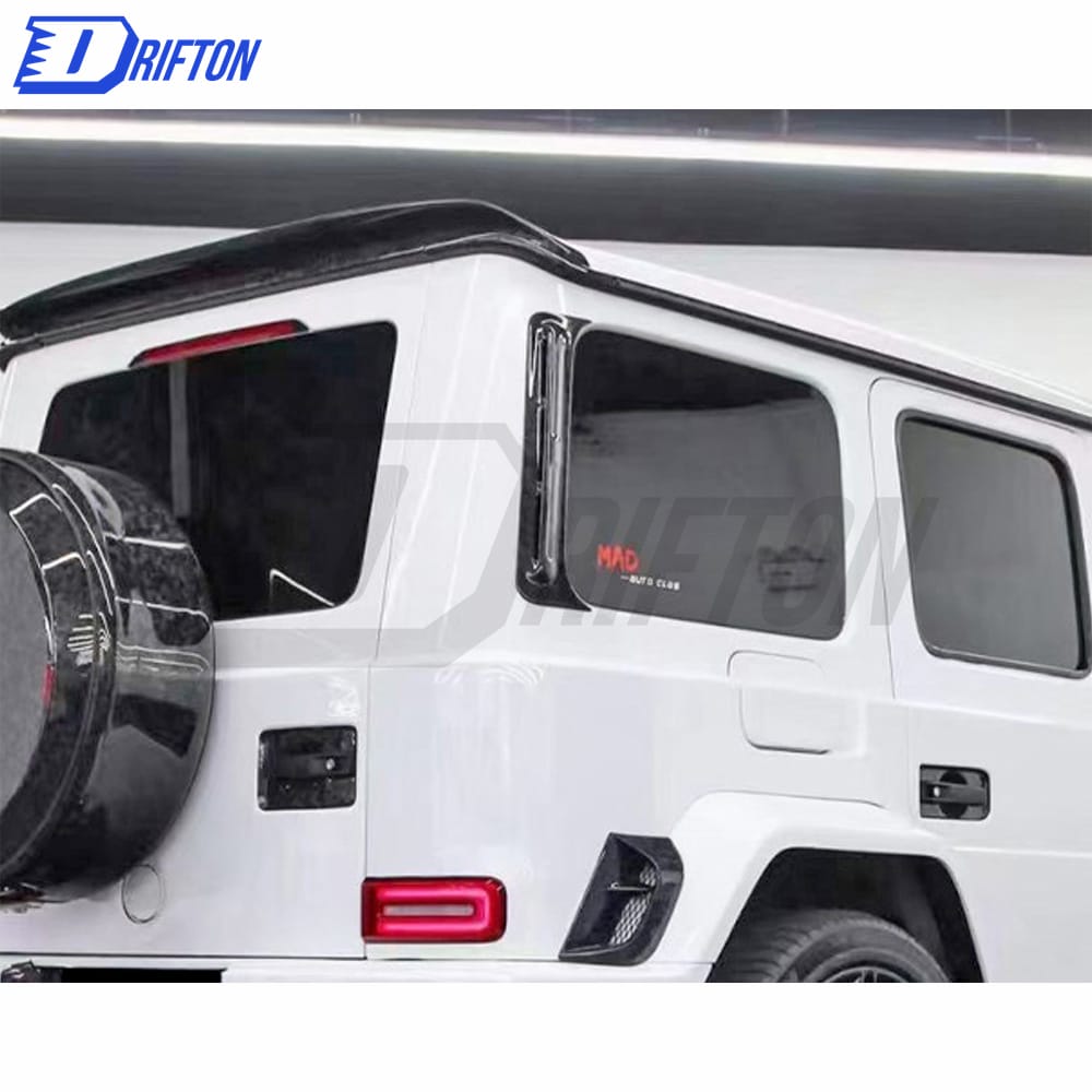 Mansory Style Dry Carbon Fiber D Pillar Vent Trim For Mercedes Benz G-Class W464 G500 AMG G63 2018-2020