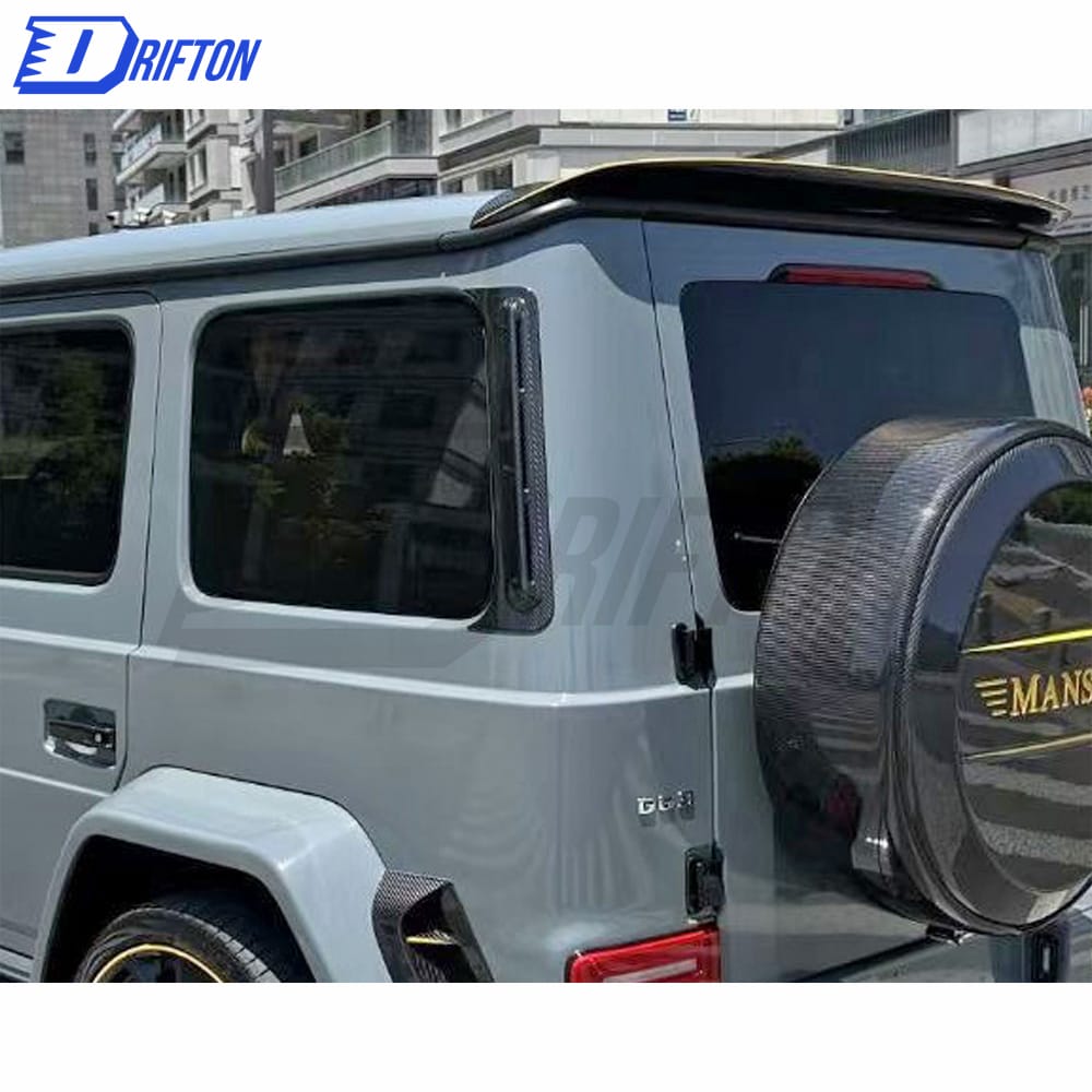 Mansory Style Dry Carbon Fiber D Pillar Vent Trim For Mercedes Benz G-Class W464 G500 AMG G63 2018-2020