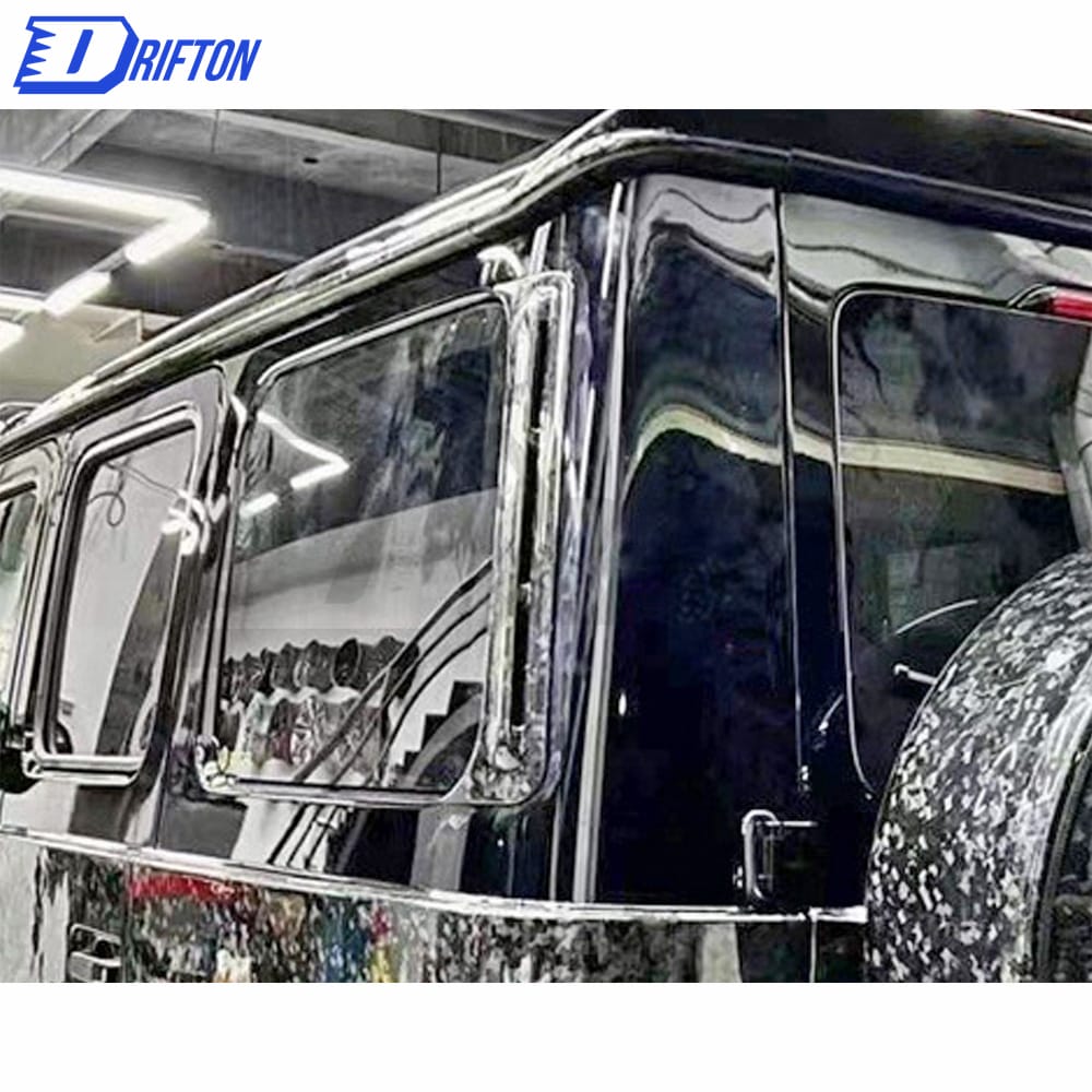 Mansory Style Dry Carbon Fiber D Pillar Vent Trim For Mercedes Benz G-Class W464 G500 AMG G63 2018-2020