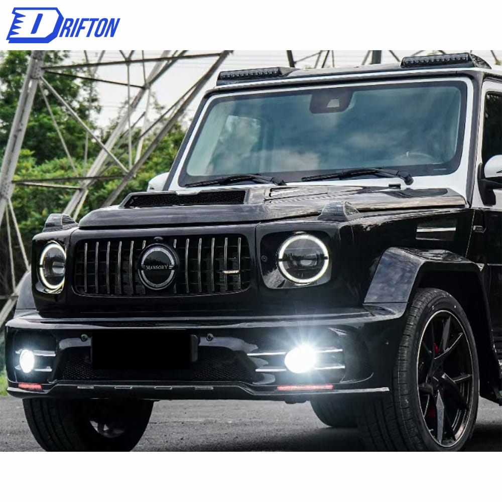 Mansory Style Dry Carbon Fiber Hood For Mercedes Benz G-Class W464 G500 AMG G63 2018-2020