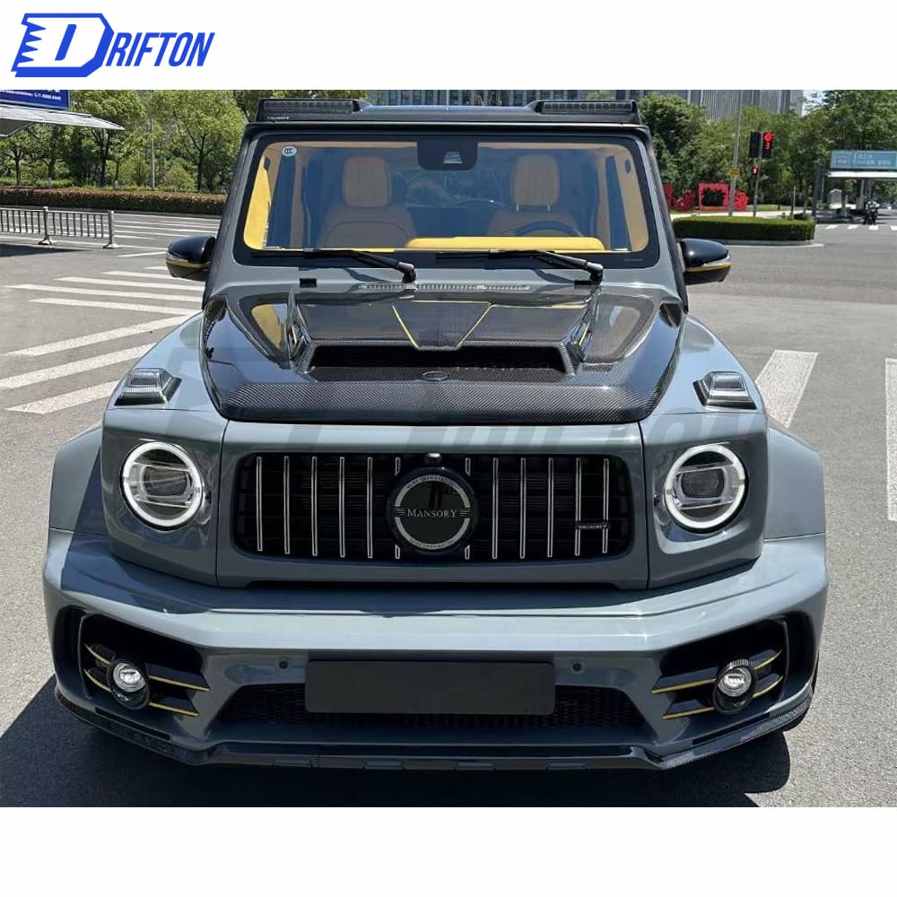 Mansory Style Dry Carbon Fiber Hood For Mercedes Benz G-Class W464 G500 AMG G63 2018-2020