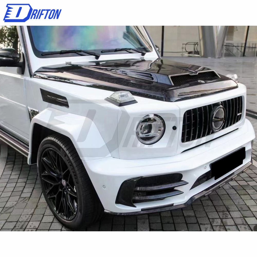 Mansory Style Dry Carbon Fiber Hood For Mercedes Benz G-Class W464 G500 AMG G63 2018-2020