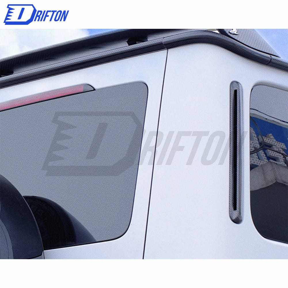Dry Carbon Fiber C Pillar Rear Window Trim For Mercedes Benz G-Class W464 G500 AMG G63 2018-2020