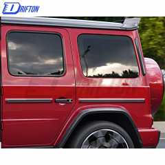 Dry Carbon Fiber C Pillar Rear Window Trim For Mercedes Benz G-Class W464 G500 AMG G63 2018-2020