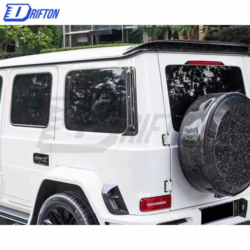Mansory Style Dry Carbon Fiber D Pillar Vent Trim For Mercedes Benz G-Class W464 G500 AMG G63 2018-2020