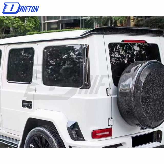 Mansory Style Dry Carbon Fiber D Pillar Vent Trim For Mercedes Benz G-Class W464 G500 AMG G63 2018-2020
