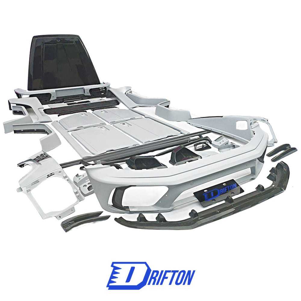 Mansory Style Dry Carbon Fiber Wide Body Kit For Mercedes Benz G-Class W464 G63 2018-2024