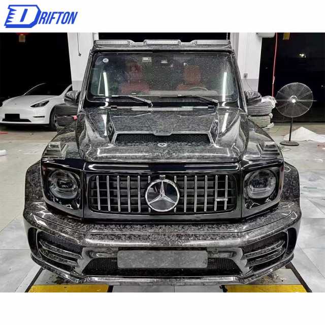 Mansory Style Dry Carbon Fiber Hood For Mercedes Benz G-Class W464 G500 AMG G63 2018-2020