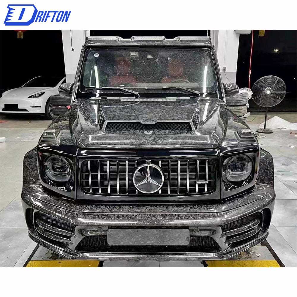 Mansory Style Dry Carbon Fiber Wide Body Kit For Mercedes Benz G-Class W464 G63 2018-2021