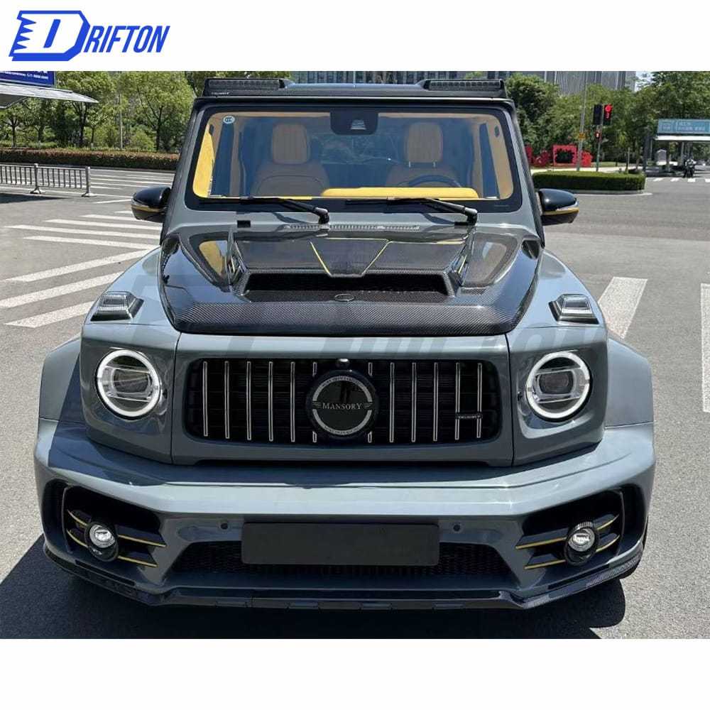 Mansory Style Dry Carbon Fiber Hood For Mercedes Benz G-Class W464 G500 AMG G63 2018-2020