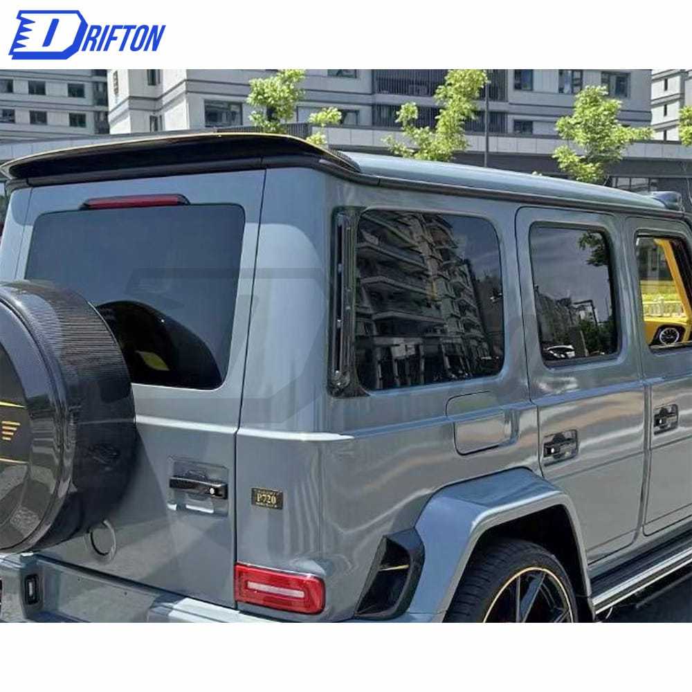 Mansory Style Dry Carbon Fiber D Pillar Vent Trim For Mercedes Benz G-Class W464 G500 AMG G63 2018-2020