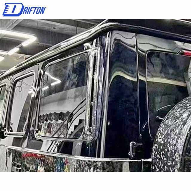 Mansory Style Dry Carbon Fiber D Pillar Vent Trim For Mercedes Benz G-Class W464 G500 AMG G63 2018-2020