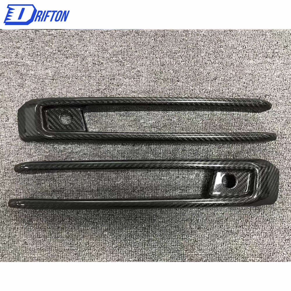 Dry Carbon Fiber Front Bumper Fog Light Cover For Mercedes Benz G-Class W464 AMG G63 2018-2020