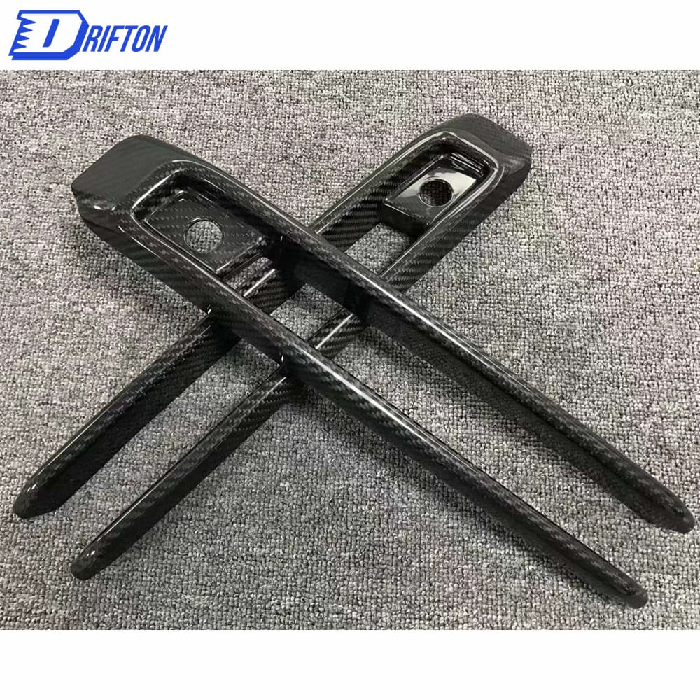 Dry Carbon Fiber Front Bumper Fog Light Cover For Mercedes Benz G-Class W464 AMG G63 2018-2020