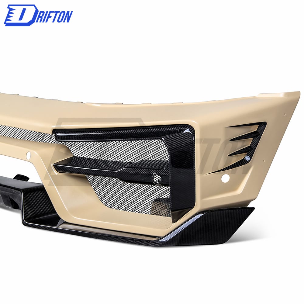 Paktechz Style Dry Carbon Fiber Front Bumper For Mercedes Benz G-Class W464 G350 G500 AMG G63 2019-2022
